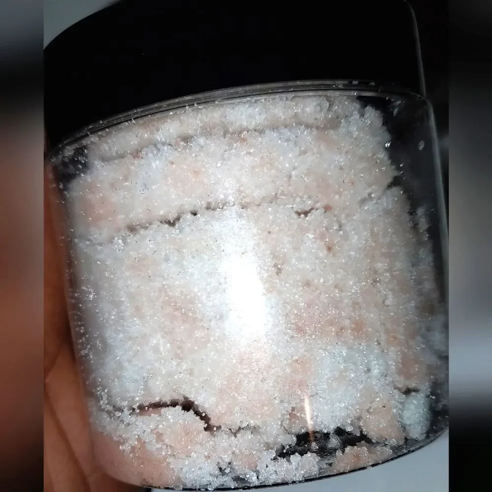 Hand crafted limited edition cotton candy emulsified sugar scrub 6 oz